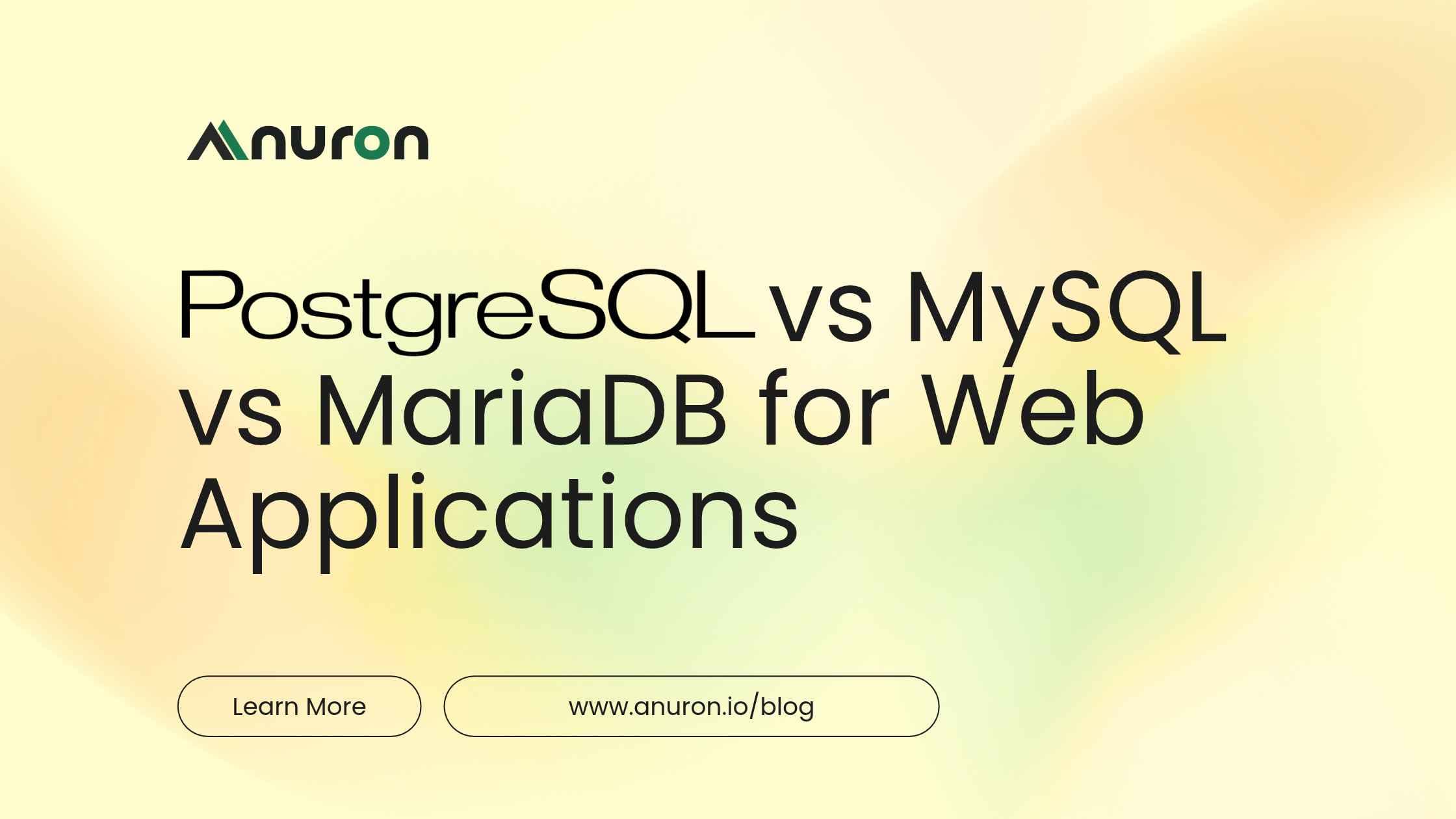 PostgreSQL vs MySQL vs MariaDB for Web Applications